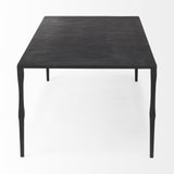 Mercana Timothy 42.0 X 22.0 X 15.5 Ebony Black Iron Coffee Table