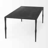 Mercana Timothy 42.0 X 22.0 X 15.5 Ebony Black Iron Coffee Table