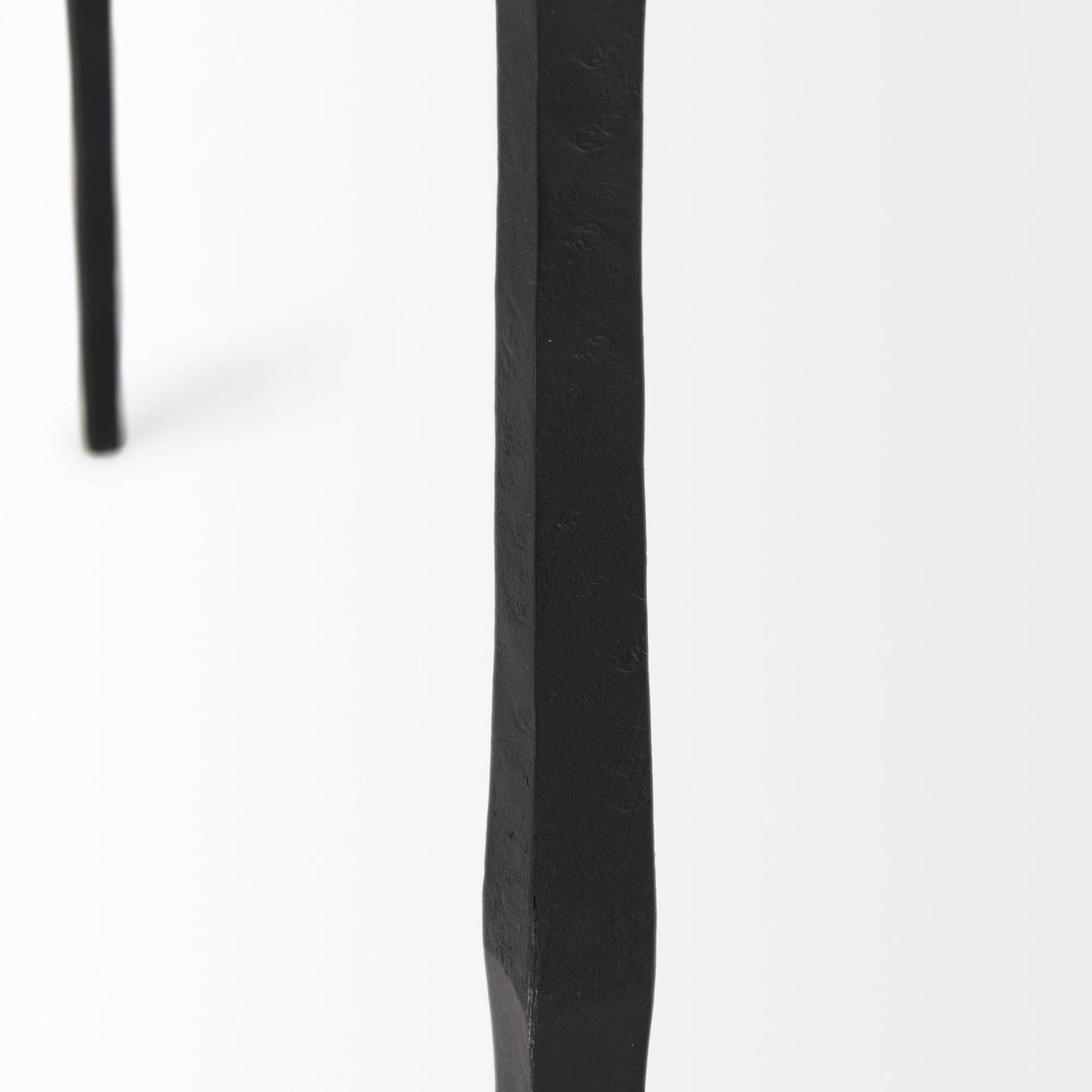 Mercana Timothy 48.0 X 8.0 X 30.0 Ebony Black Iron Console Table