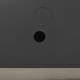 Mercana Roxdale 82.0L x 18.0W x 29.0H Acid Wash Metal Sideboard