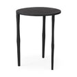 Mercana Timothy 16.0L x 16.0W X 20.0H Ebony Black Iron Side Table