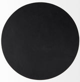 Mercana Timothy 16.0L x 16.0W X 20.0H Ebony Black Iron Side Table