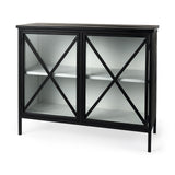 Mercana Aurelia Two Door Glass Cabinet