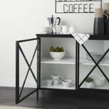 Mercana Aurelia Two Door Glass Cabinet