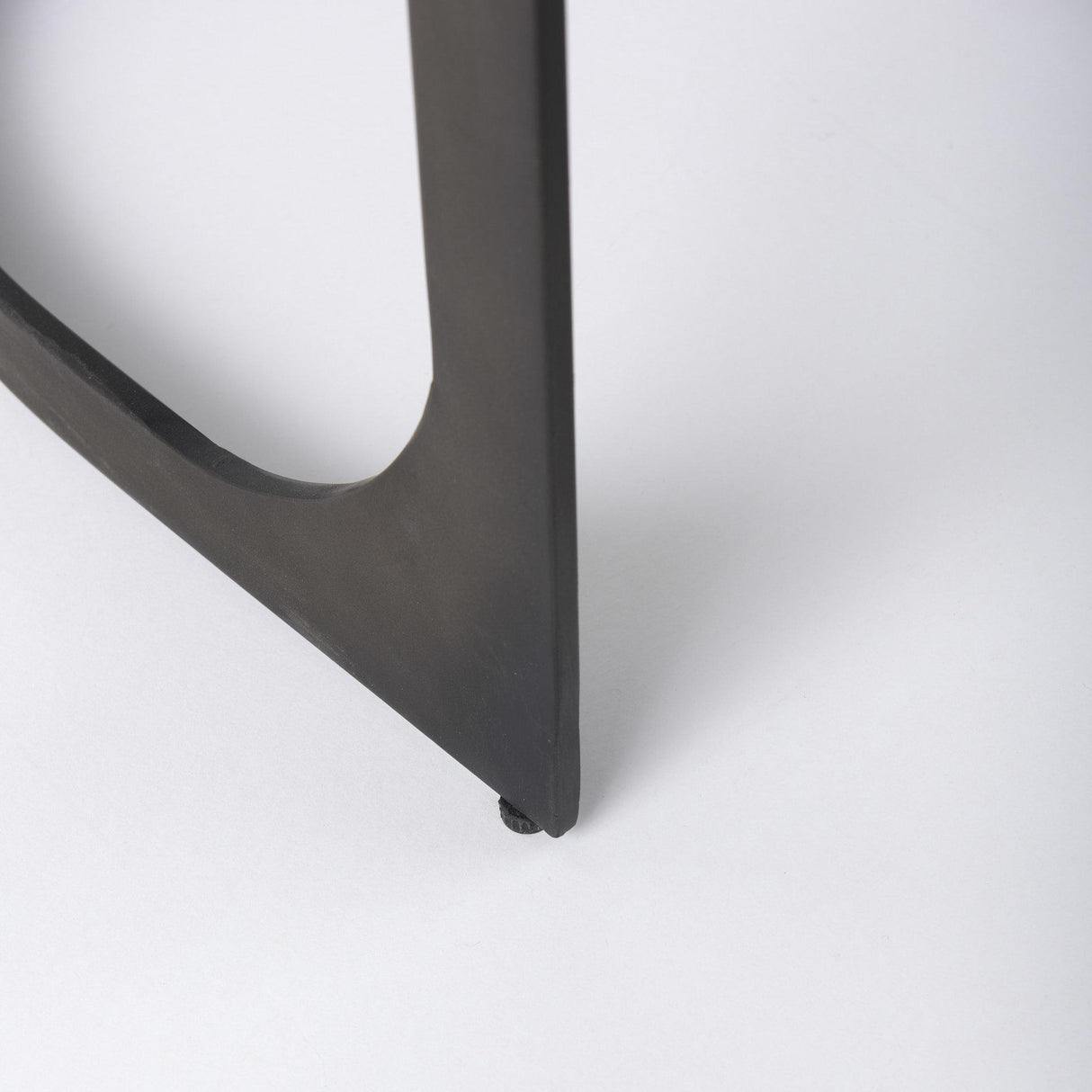 Mercana Tyson 17L x 18W x 31H Black Leather W/ Metal Frame Bar Stool