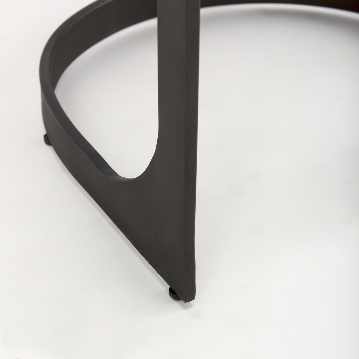 Mercana Tyson 17L x 18W x 31H Brown/Gray Suede W/ Metal Frame Bar Stool