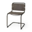 Mercana Berbick 33" Total Height Brown/Gray Suede w/ Iron Frame Dining Chair