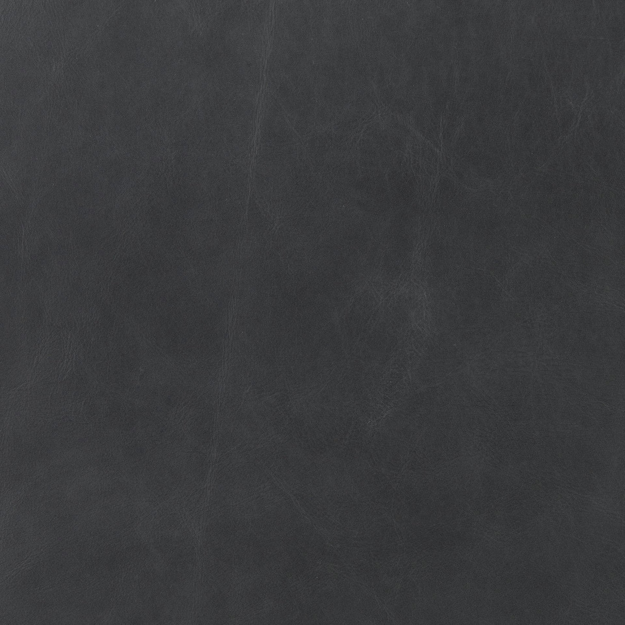 Mercana Berbick 43" Total Height Black Leather w/ Iron Frame Bar Stool