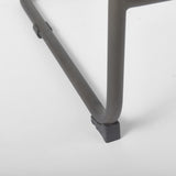 Mercana Berbick 43" Total Height Brown/Gray Suede w/ Iron Frame Bar Stool