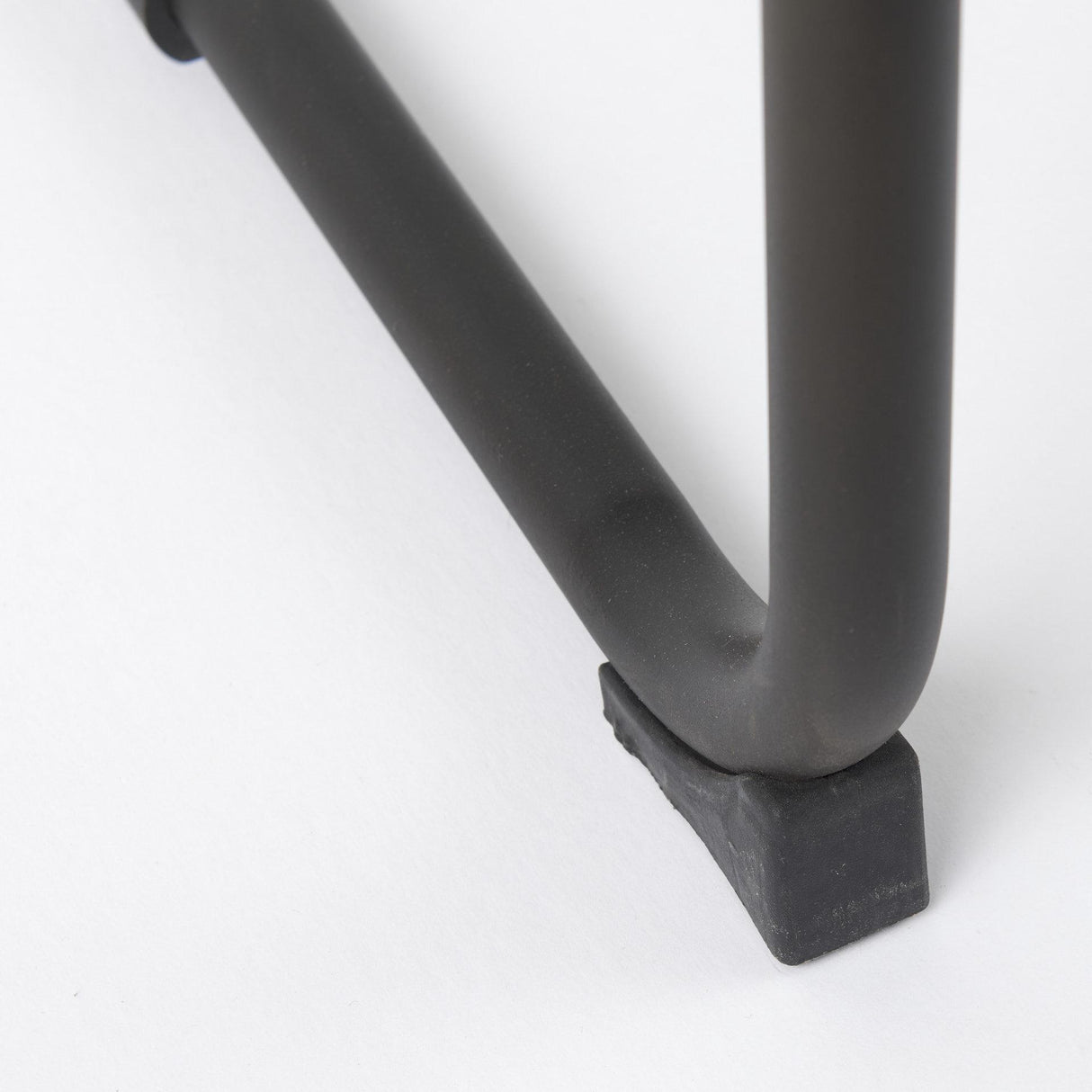 Mercana Berbick 43" Total Height Medium Brown Leather w/ Iron Frame Bar Stool