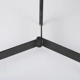 Mercana Marquisa (Set of 2) 22.5L x 22.5W x 20.8H Light Brown Wood W/ Black Metal Base Nesting Side Tables