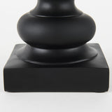 Mercana Murray 6.0L x 4.5W x 13.0H Black Painted Resin Fox in a Suit Bust