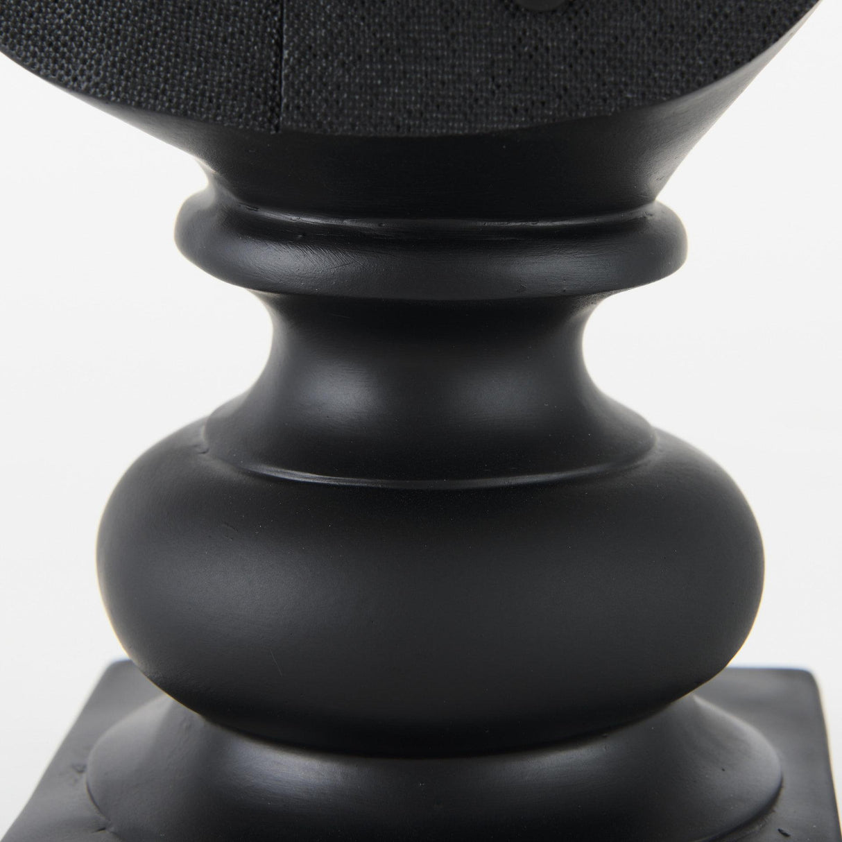 Mercana Murray 6.0L x 4.5W x 13.0H Black Painted Resin Fox in a Suit Bust