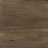 Mercana Arelius 70L x 18W x 32H Medium Brown, Black Metal Base w/ 4 Glass Door Cabinets Sideboard