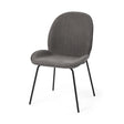 Mercana Inala Grey Seat Metal Frame Dining Chair