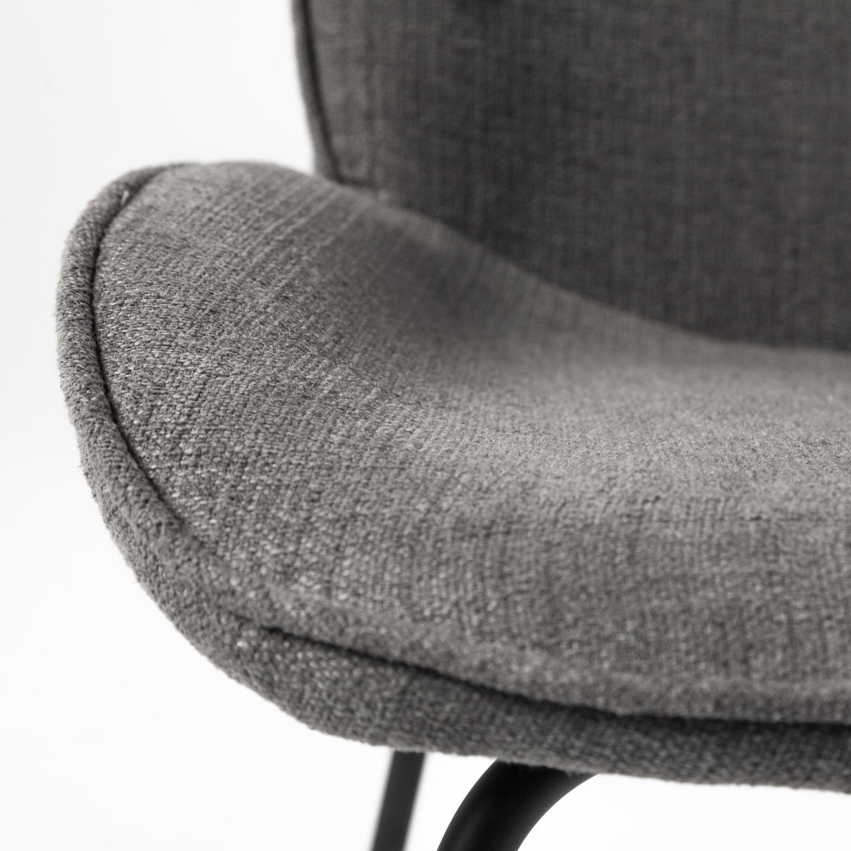 Mercana Inala Grey Seat Metal Frame Dining Chair