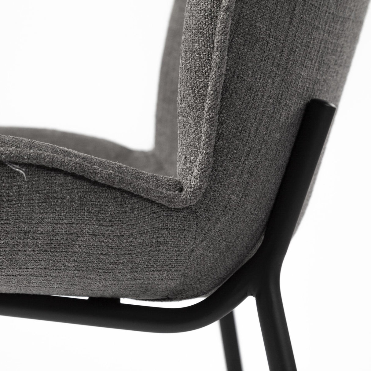 Mercana Inala Grey Seat Metal Frame Dining Chair
