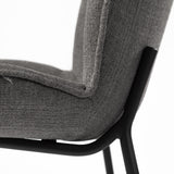 Mercana Inala Grey Seat Metal Frame Dining Chair