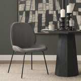 Mercana Inala Grey Seat Metal Frame Dining Chair