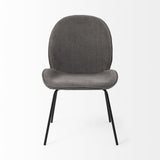 Mercana Inala Grey Seat Metal Frame Dining Chair