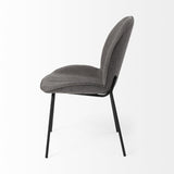 Mercana Inala Grey Seat Metal Frame Dining Chair