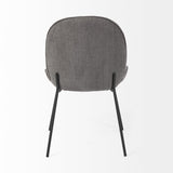 Mercana Inala Grey Seat Metal Frame Dining Chair