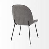 Mercana Inala Grey Seat Metal Frame Dining Chair