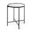 Mercana Samantha (Small) Black Mirror Top Accent Table