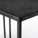 Mercana Kasey (Set of 2) 17.7L x 12.6W x 24.4H Galvanized Metal Nesting Accent Tables
