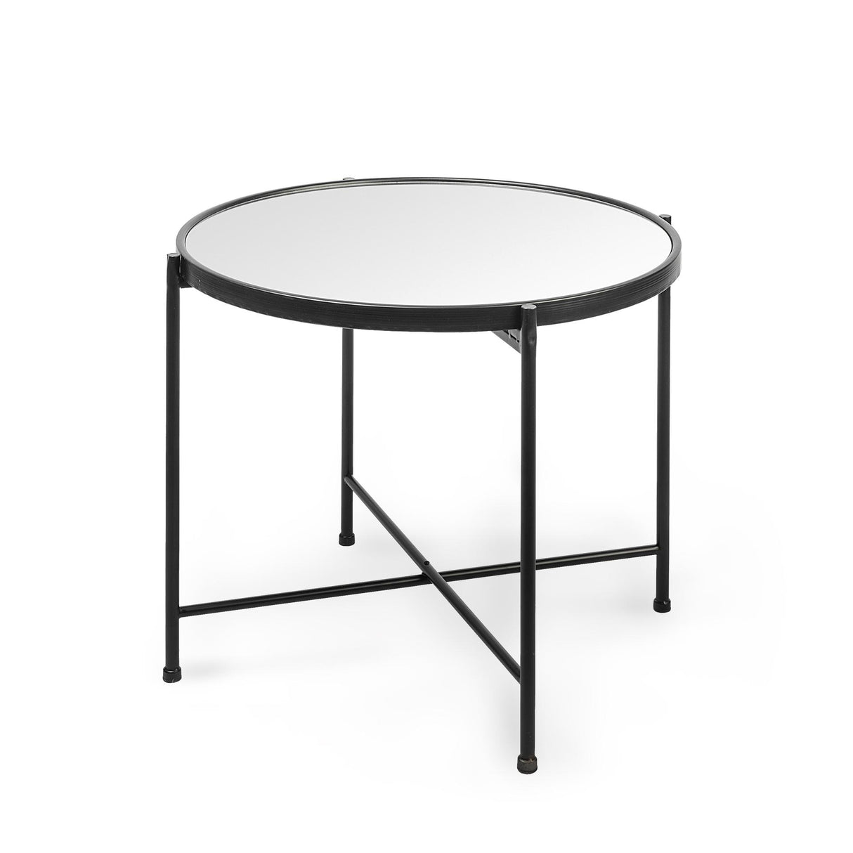 Mercana Samantha (Large) Black Mirror Top Accent Table