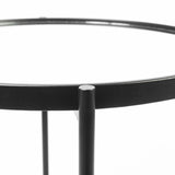 Mercana Samantha (Large) Black Mirror Top Accent Table