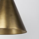 Mercana Fenton 18.0L x 18.0W x 23.0H Gold W/Gold Accents Pendant Light