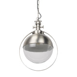 Mercana Leighton 15.0L x 15.0W x 20.0H Antique Nickel Pendant Light