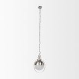 Mercana Leighton 15.0L x 15.0W x 20.0H Antique Nickel Pendant Light