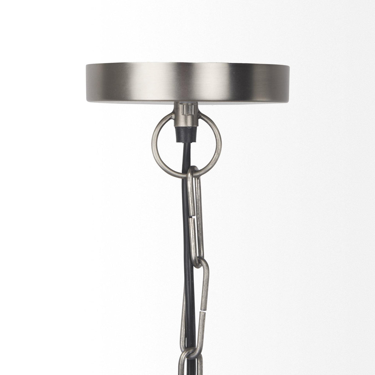Mercana Leighton 15.0L x 15.0W x 20.0H Antique Nickel Pendant Light