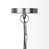 Mercana Leighton 15.0L x 15.0W x 20.0H Antique Nickel Pendant Light