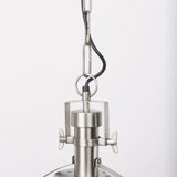 Mercana Leighton 15.0L x 15.0W x 20.0H Antique Nickel Pendant Light