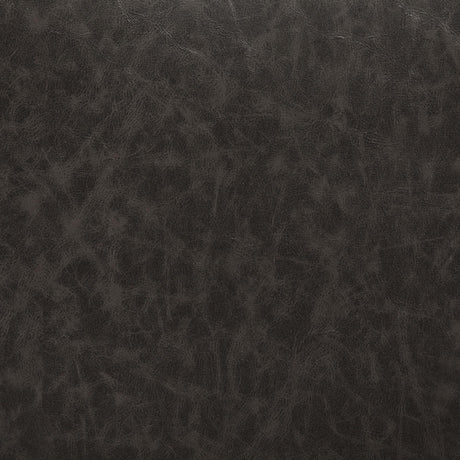 Mercana Parker Brown Faux Leather Seat Gold Metal Counter Stool