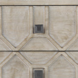 Mercana Genevieve I 39L x 16W Light Brown Fir Veneer 3 Drawer Accent Cabinet