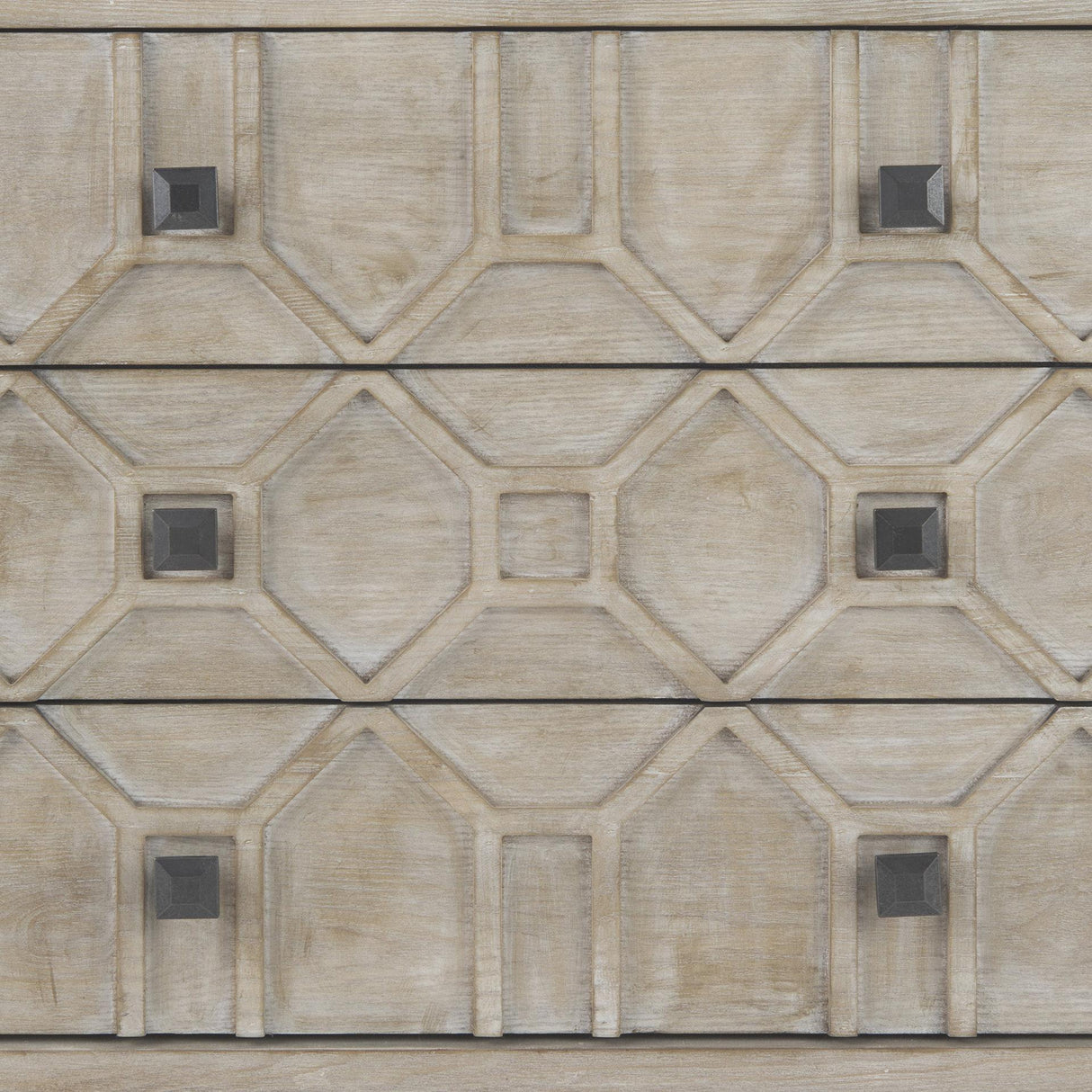 Mercana Genevieve I 39L x 16W Light Brown Fir Veneer 3 Drawer Accent Cabinet