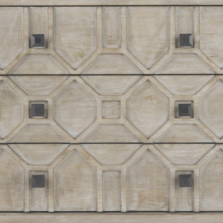 Mercana Genevieve I 39L x 16W Light Brown Fir Veneer 3 Drawer Accent Cabinet