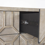 Mercana Genevieve II Light Brown Fir Veneer 9 Drawer Sideboard
