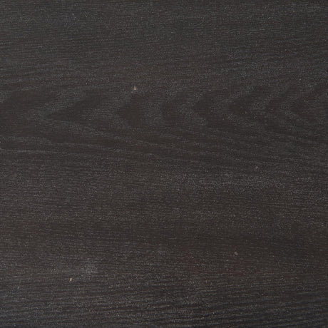 Mercana Lennon 47.2L x 15.0W x 33.1H Dark Brown Fir Veneer 4 Door Demilune Cabinet