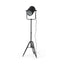 Mercana Debdou 22L x 22W x 61H Black and White Metal Adjustable Cinema-Style Floor Lamp