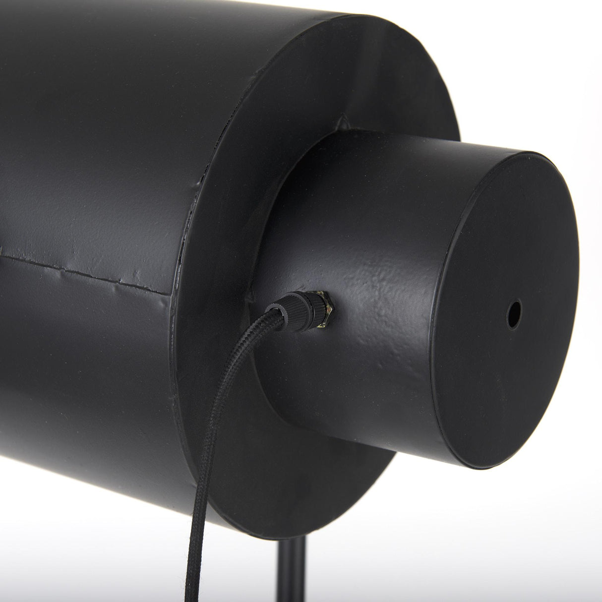 Mercana Debdou 22L x 22W x 61H Black and White Metal Adjustable Cinema-Style Floor Lamp