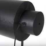 Mercana Debdou 22L x 22W x 61H Black and White Metal Adjustable Cinema-Style Floor Lamp