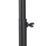 Mercana Debdou 22L x 22W x 61H Black and White Metal Adjustable Cinema-Style Floor Lamp