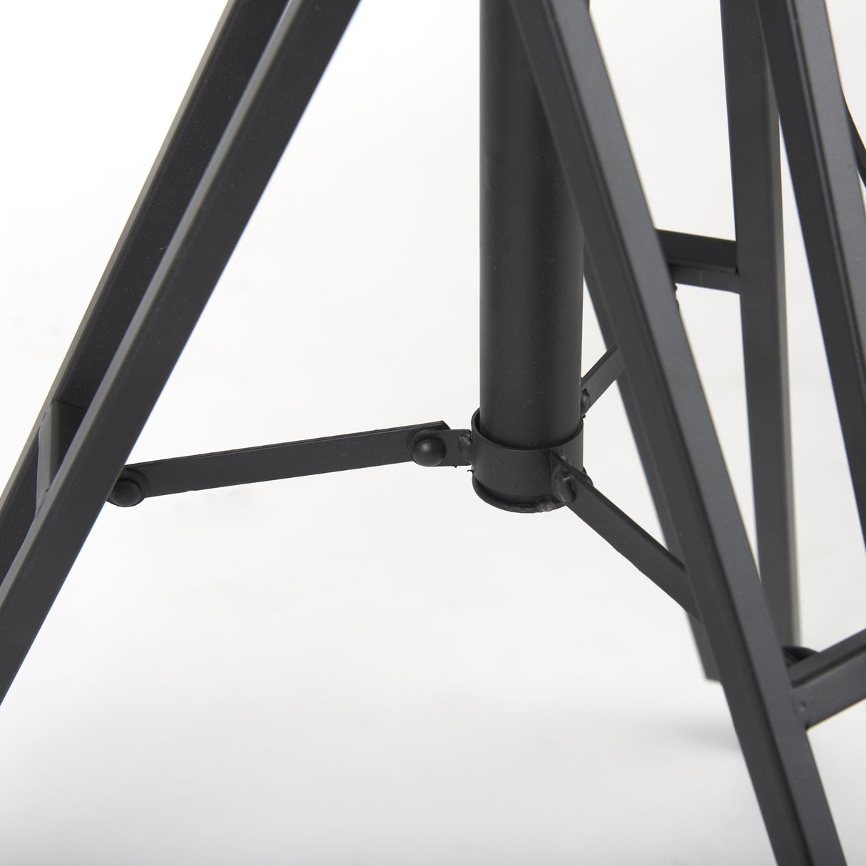 Mercana Debdou 22L x 22W x 61H Black and White Metal Adjustable Cinema-Style Floor Lamp