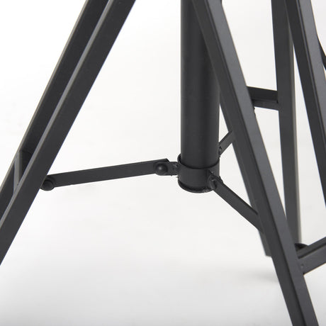 Mercana Debdou 22L x 22W x 61H Black and White Metal Adjustable Cinema-Style Floor Lamp