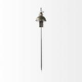 Mercana Tazb 13L x 11W x 62H Gold Metal Conical Shade Wall Sconce